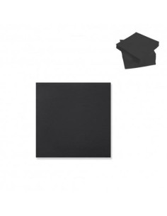 SERVILLETA 20X20 NEGRO P-P/30PAQ -CAJA 100UND  2