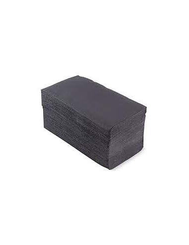 SERVILLETA 30X40 NEGRO P P 48PAQ CAJA  PAQ 50UDS 