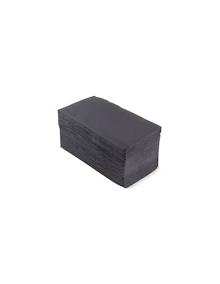 SERVILLETA 30X40 NEGRO P P 48PAQ CAJA  PAQ 50UDS 