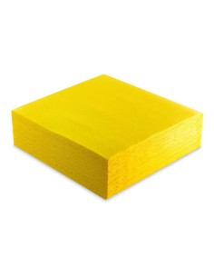 SERVILLETA 40X40 AMARILLO P-P 24PAQ CAJA  PQ 50UD 