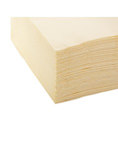 SERVILLETA 40X40 CREMA P-P 18 PAQ CAJA  PAQ 100UD  2