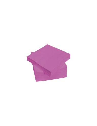 SERVILLETA 40X40 FUCSIA P-P 24PAQ CAJA  PAQ 50UD 