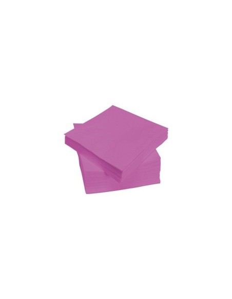 SERVILLETA 40X40 FUCSIA P-P 24PAQ CAJA  PAQ 50UD 