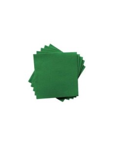 SERVILLETA 20X20 VERDE OSCURO P-P/30PAQ -CAJA 100U