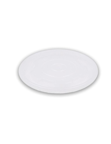 TAPA PP BLANCO PLANA 16OZ HELADO - PAQ  100UDS