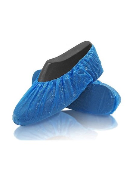CUBRE ZAPATOS PE G 80 AZUL  PAQ 100UND 