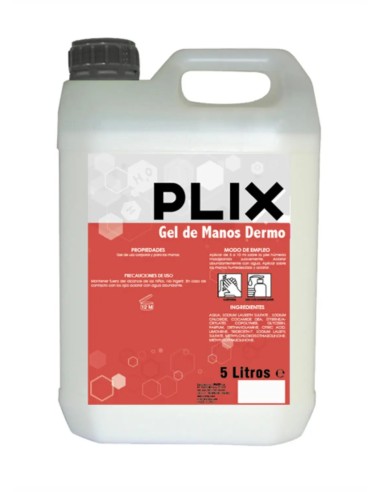 GEL DE MANOS DERMO PLIX  5L