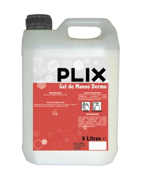 GEL DE MANOS DERMO PLIX  5L GEL DE MANOS DERMO PLIX  5L