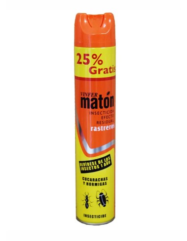 INSECTICIDA MATON RASTRERO ZZZ RESID 750ML