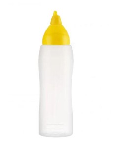 BOTELLA PARA SALSA 750ML AMARILLO  1 UDAD  2