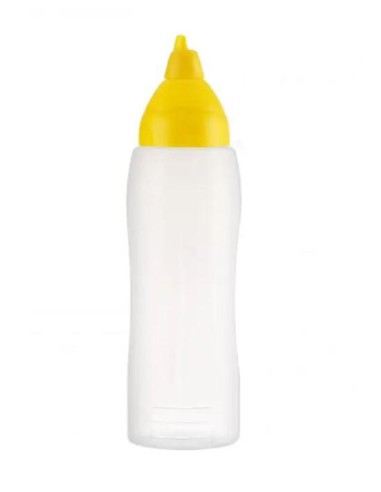 BOTELLA PARA SALSA 750ML AMARILLO  1 UDAD