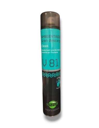 Ambientador Aerosol Gran Descarga Clean (750ml )