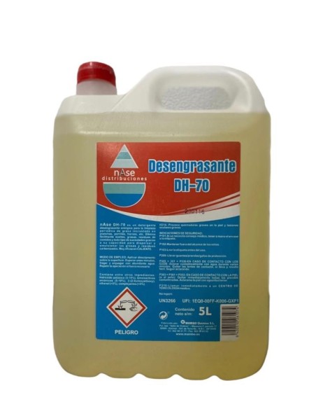DESENGRASANTE EN CALIENTE NASE DH70  5L 