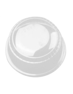 TAPA PET CUPULA PLANA CERRADA 98MM  100UDS  2