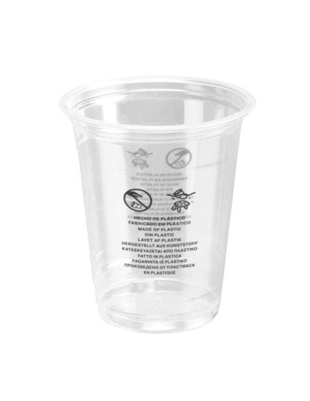 VASO PET TRANSP  -12OZ  355ML  92MM -  PAQ 100UD