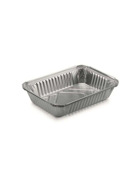 ENVASE DE ALUMINIO RECTANGULAR 900CC  100UND 