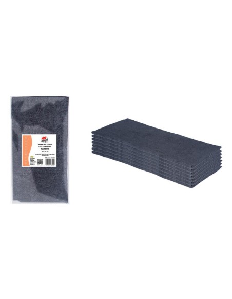 PAÑO MICROFIBRA 40X38CM NEGRO  6UND  PAÑO MICROFIBRA 40X38CM NEGRO  6UND