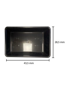 BANDEJA HONDA NEGRA Nº2 43 5X28 5X80MM  1 UDAD