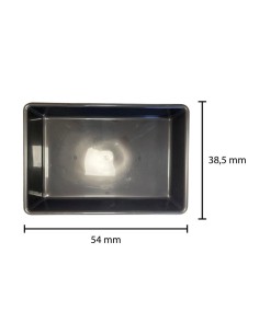 BANDEJA HONDA NEGRA Nº4  54X38 5X80MM  1 UDAD