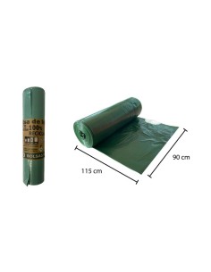 BOLSA BASURA 90X115 G120 VERDE 20R CAJA  R 10UD