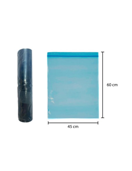 BOLSA DE CONGELACION 45X60 AZUL CAJA 40R  R30 UND 