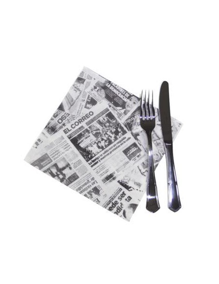 SERVILLETA 40X40 PRENSA P-P 12PAQ CAJA  PAQ 50UD 