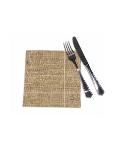 SERVILLETA 40X40 YUTE P-P 12PAQ CAJA  PAQ 50UD  2