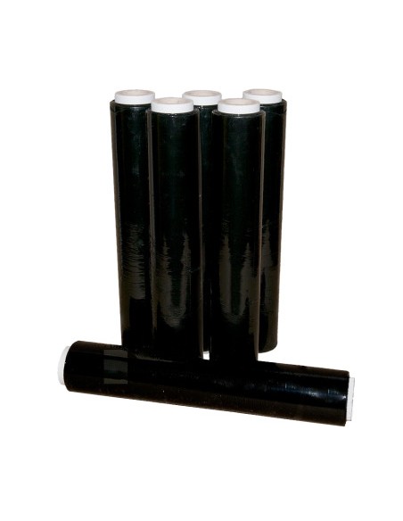 FILM PALETIZAR 30MICRAS NEGROCAJA 6 R   2KG 