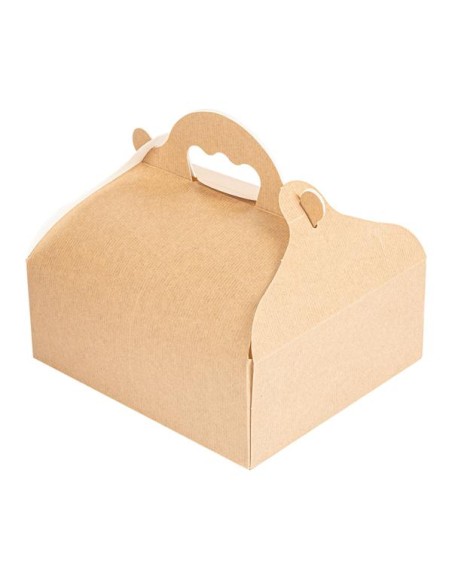 CAJITA PASTEL  KRAFT 16X18X7CM CAJ 200U  PAQ 50U 