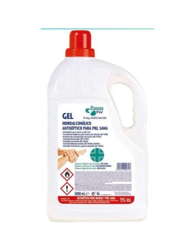 GEL HIDROALCOHOLICO NONAS  5L 