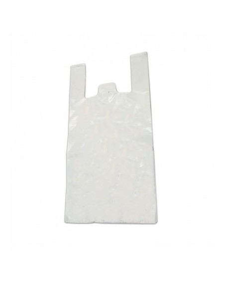 BOLSA DE CAMISETA 42X53 BLANCA CAJ 20PAQ  50UND  BOLSA DE CAMISETA 42X53 BLANCA CAJ 20PAQ  50UND