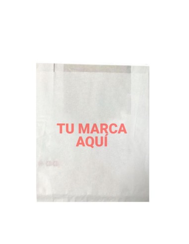 BOLSA PAPEL BLANCA SERIGRAFIADA 24 11 32 1000UND