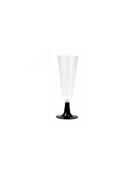 COPA CAVA 135CC PS PIE NEGRO PACK 4 CAJA 78X4