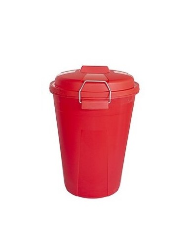 CUBO BASURA INDUSTRIAL 50 LITROS ROJO