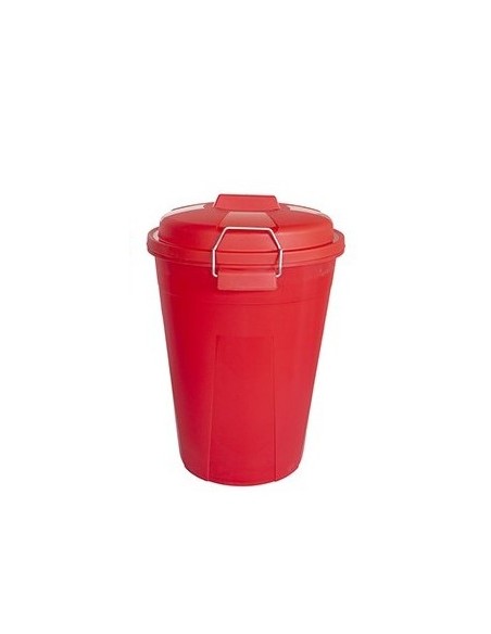 CUBO BASURA INDUSTRIAL 50 LITROS ROJO