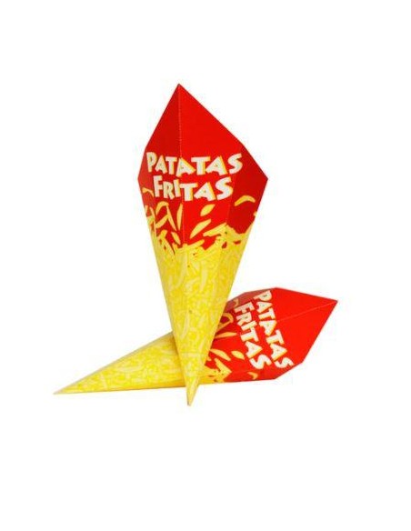 CONO FRITO GRANDE 190X150 MM  1600 UNDS 