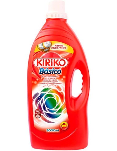 NASE | Detergente líquido Lavadora Kiriko | 3L x 1 Und