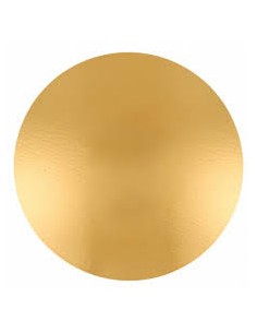 DISCO CARTON ORO 26CM PAQ 100 UNDS