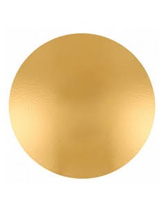 FORMATO CARTON REDONDO PEST ORO 8 CM 100 U