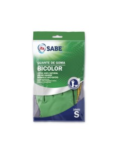 GUANTE  BICOLOR REFORZADO TALLA S 2