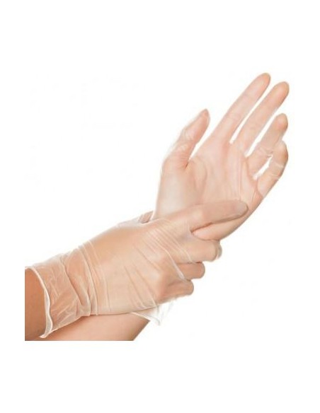 GUANTE DE LATEX NATURAL S/P TALLA S  100UDS 