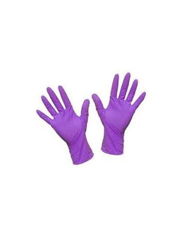 GUANTE NITRILO VIOLETA S/P PREMIUM TALLA S  100UN 