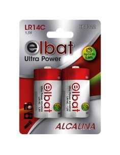 PACK PCS PILAS ALCALINAS LR14C ELBAT