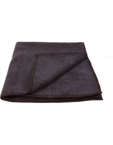 PAÑO MICROFIBRA 35X38CM NEGRO  PAQ 5UD