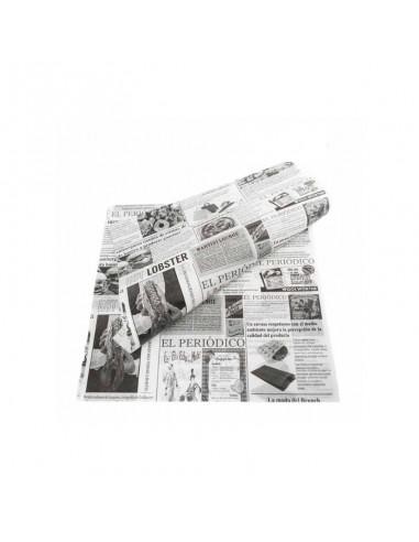 PAPEL ANTIGRASA PERIODICO 30X30CM  PAQ  1000UDS 