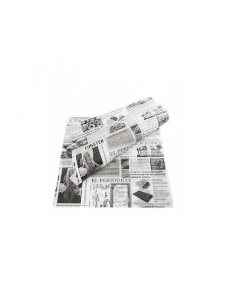 PAPEL ANTIGRASA PERIODICO 30X30CM  PAQ  1000UDS 
