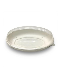 PLATO HONDO OVAL FIB BIO 750ML CAJ 300  PAQ 50UND  2