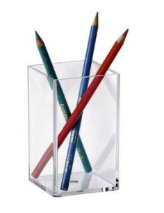 PORTALAPICES CUADRADO TRANSPARENTE-65X65X110