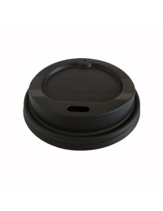 TAPA PS PARA VASO 6/7OZ NEGRA  TIRA 50UDS  2