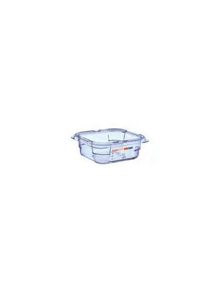 RECIPIENTE AZUL S/ BPA C/TAPA GN1/6 065MM  1 UDAD  RECIPIENTE AZUL S/ BPA C/TAPA GN1/6 065MM  1 UDAD